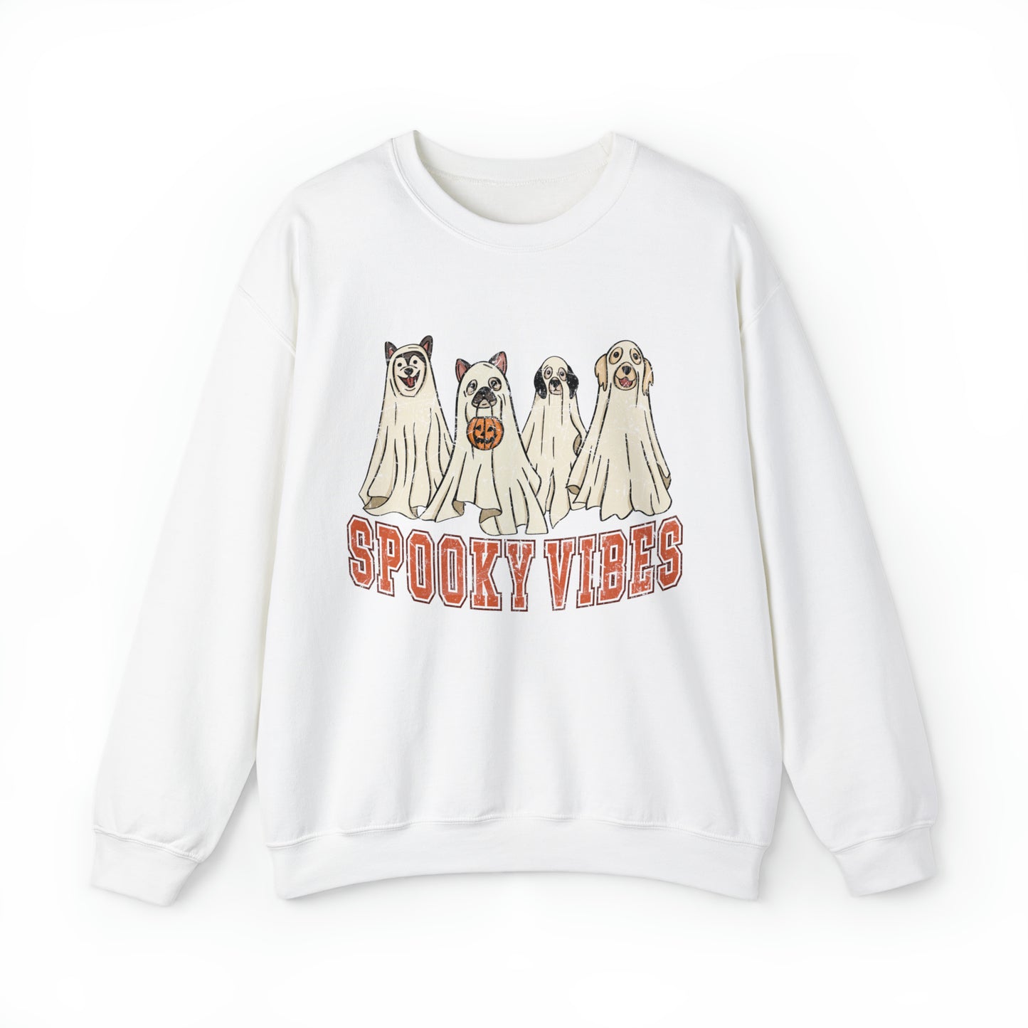 Spooky Vibe Ghost Dogs Sweatshirt