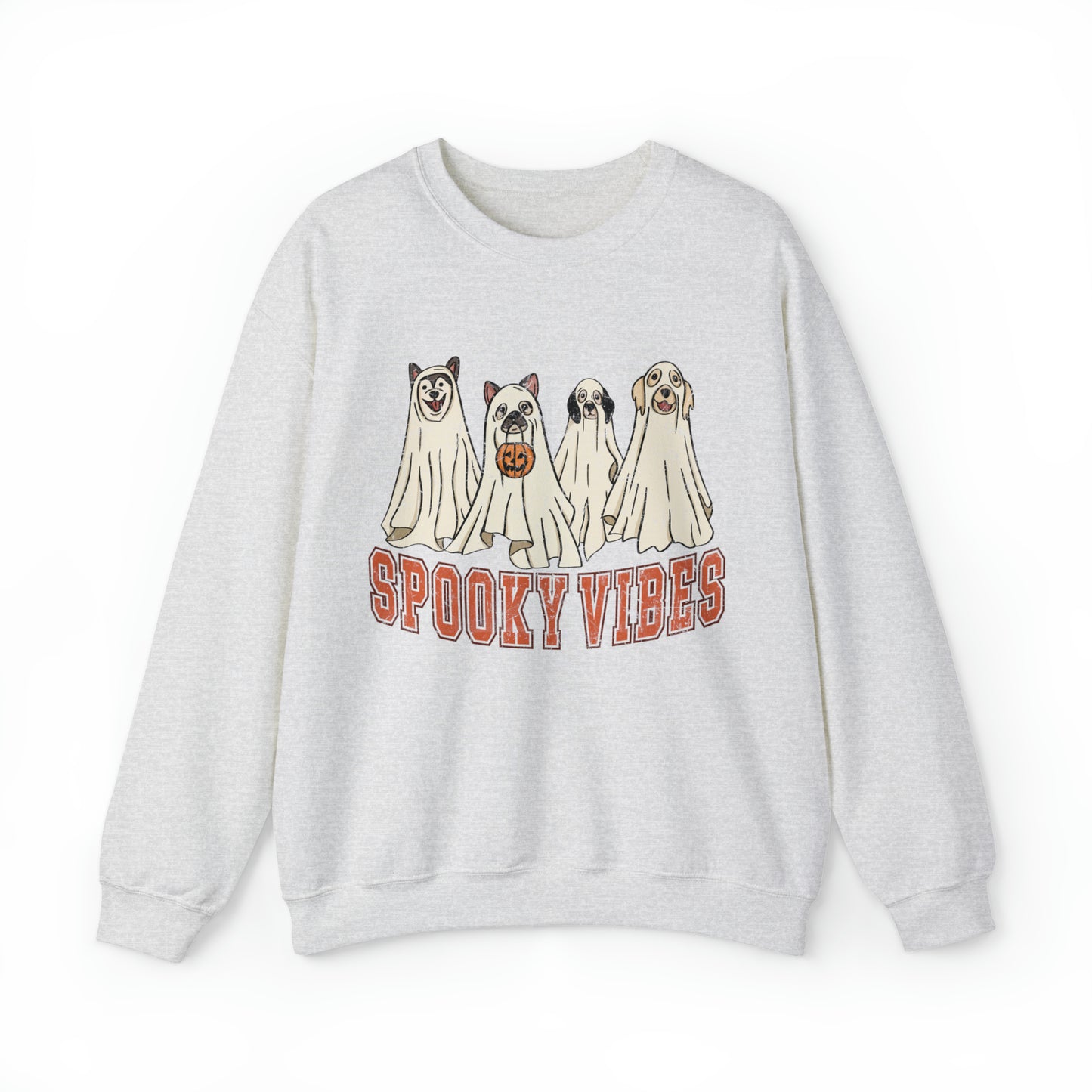 Spooky Vibe Ghost Dogs Sweatshirt