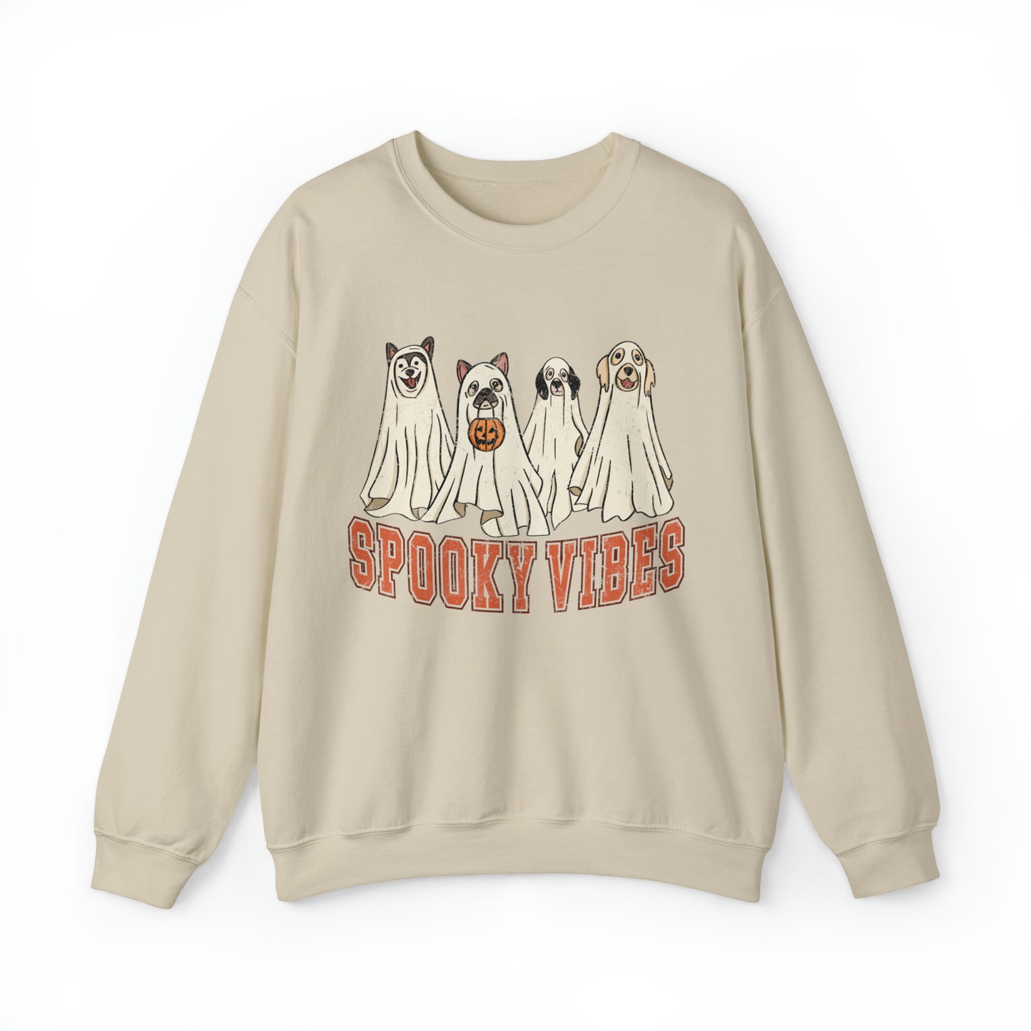 Spooky Vibe Ghost Dogs Sweatshirt