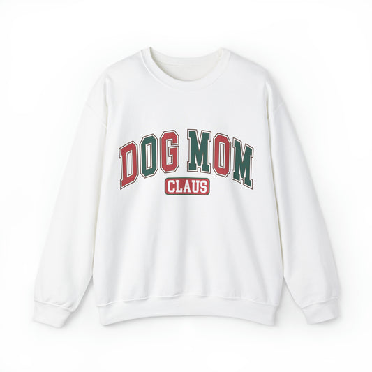Dog Mom Claus Crewneck Sweatshirt
