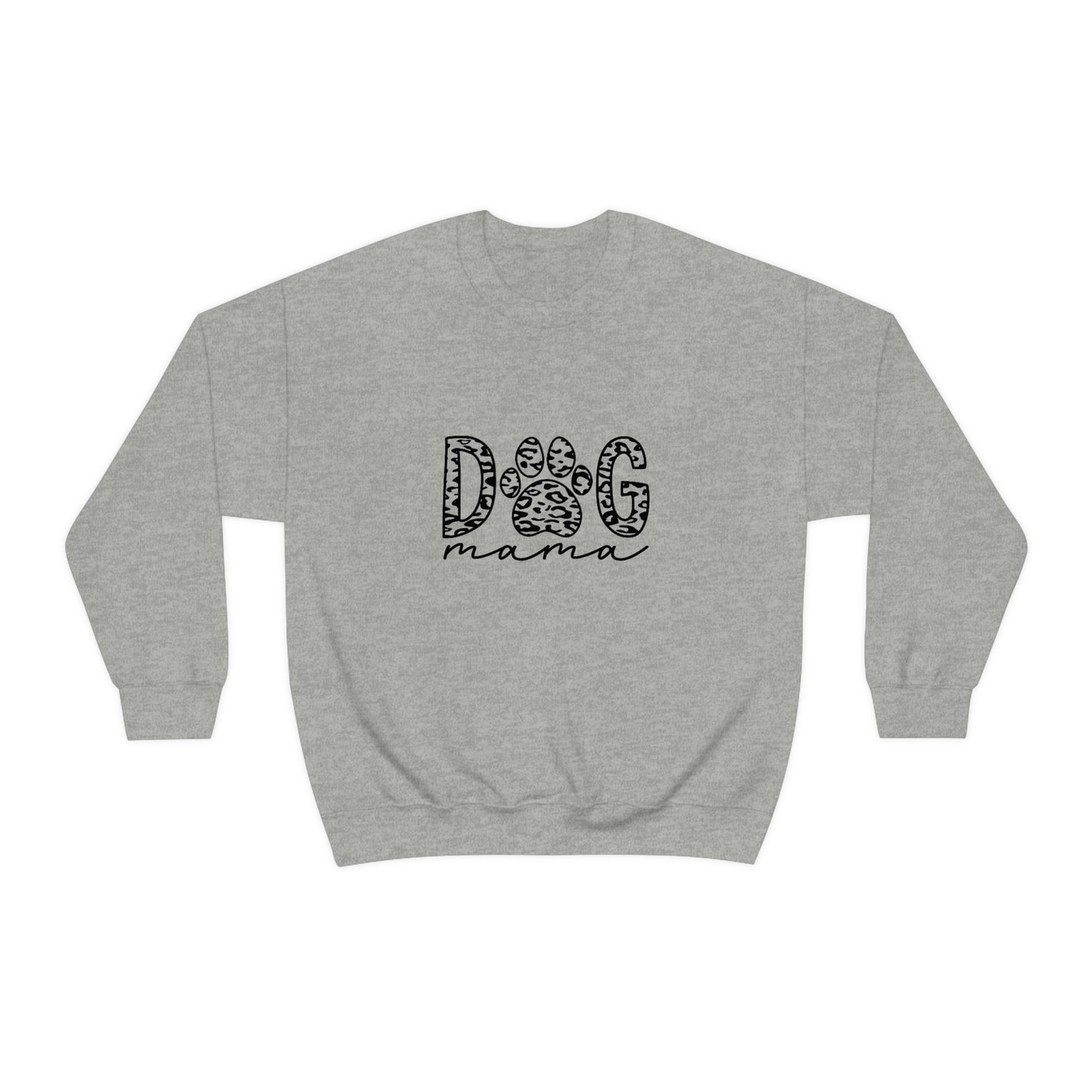 Dog Mama Paw Print Crewneck Sweatshirt