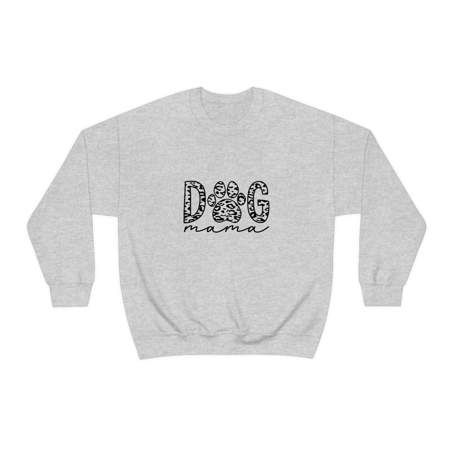 Dog Mama Paw Print Crewneck Sweatshirt