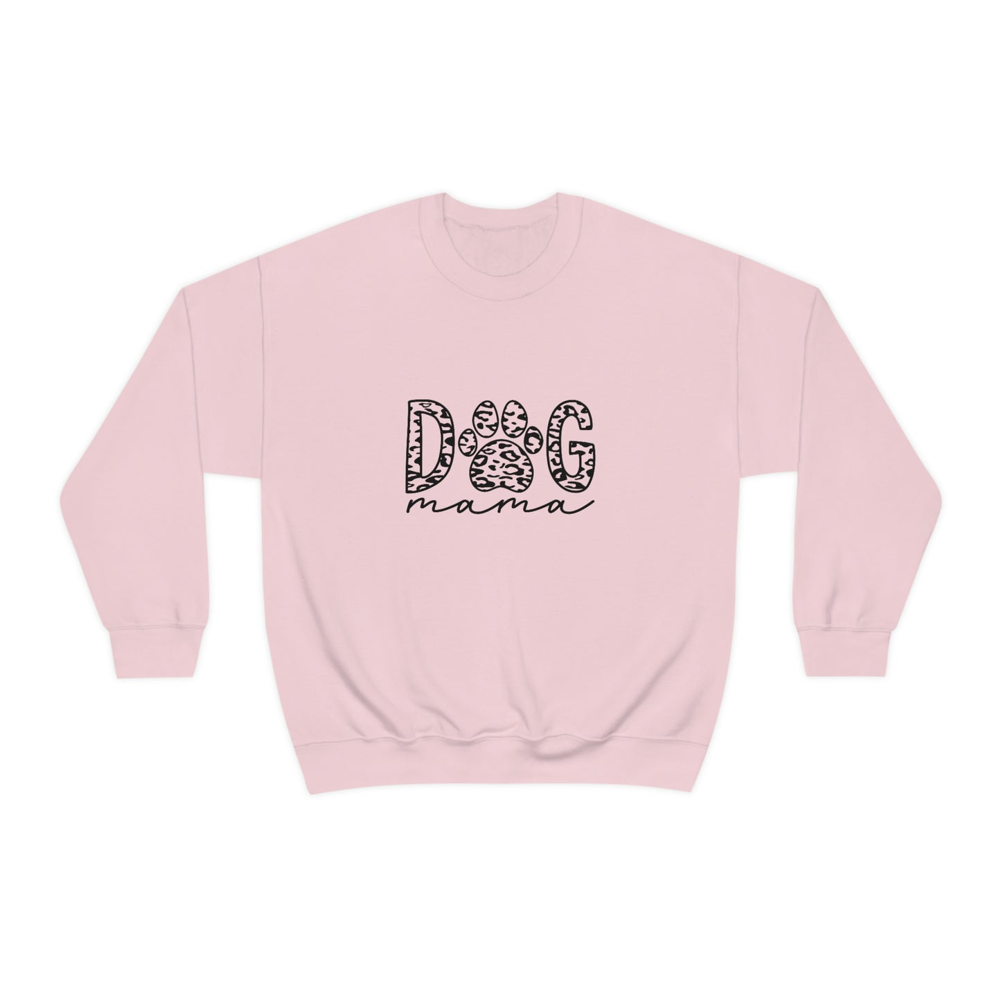 Dog Mama Paw Print Crewneck Sweatshirt
