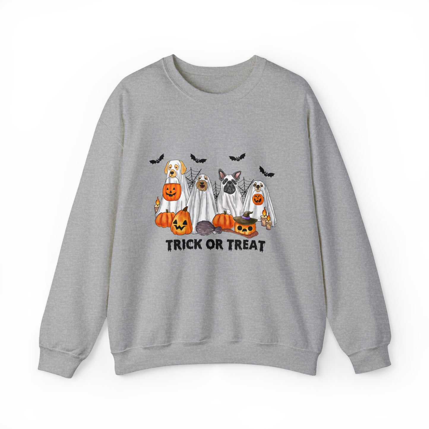 "Trick or Treat" Ghost Dogs Sweatshirt