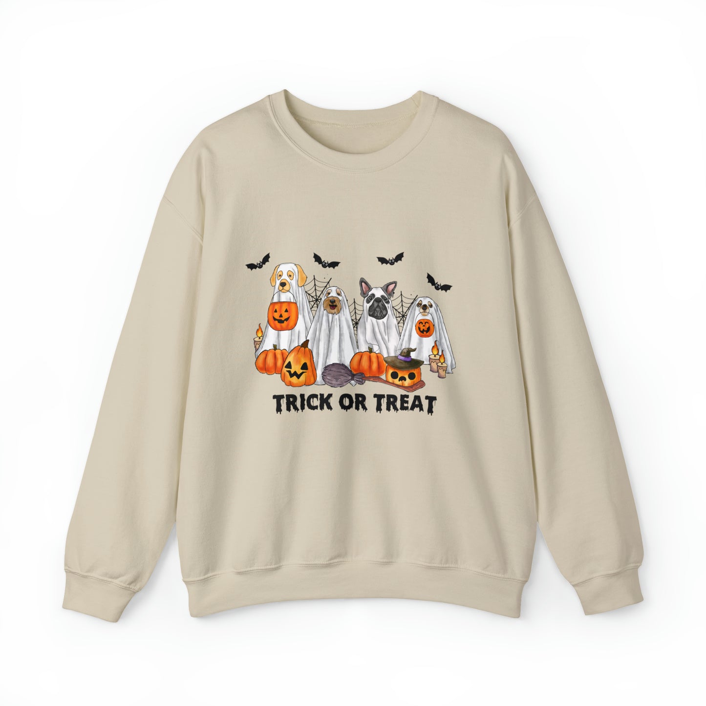 "Trick or Treat" Ghost Dogs Sweatshirt