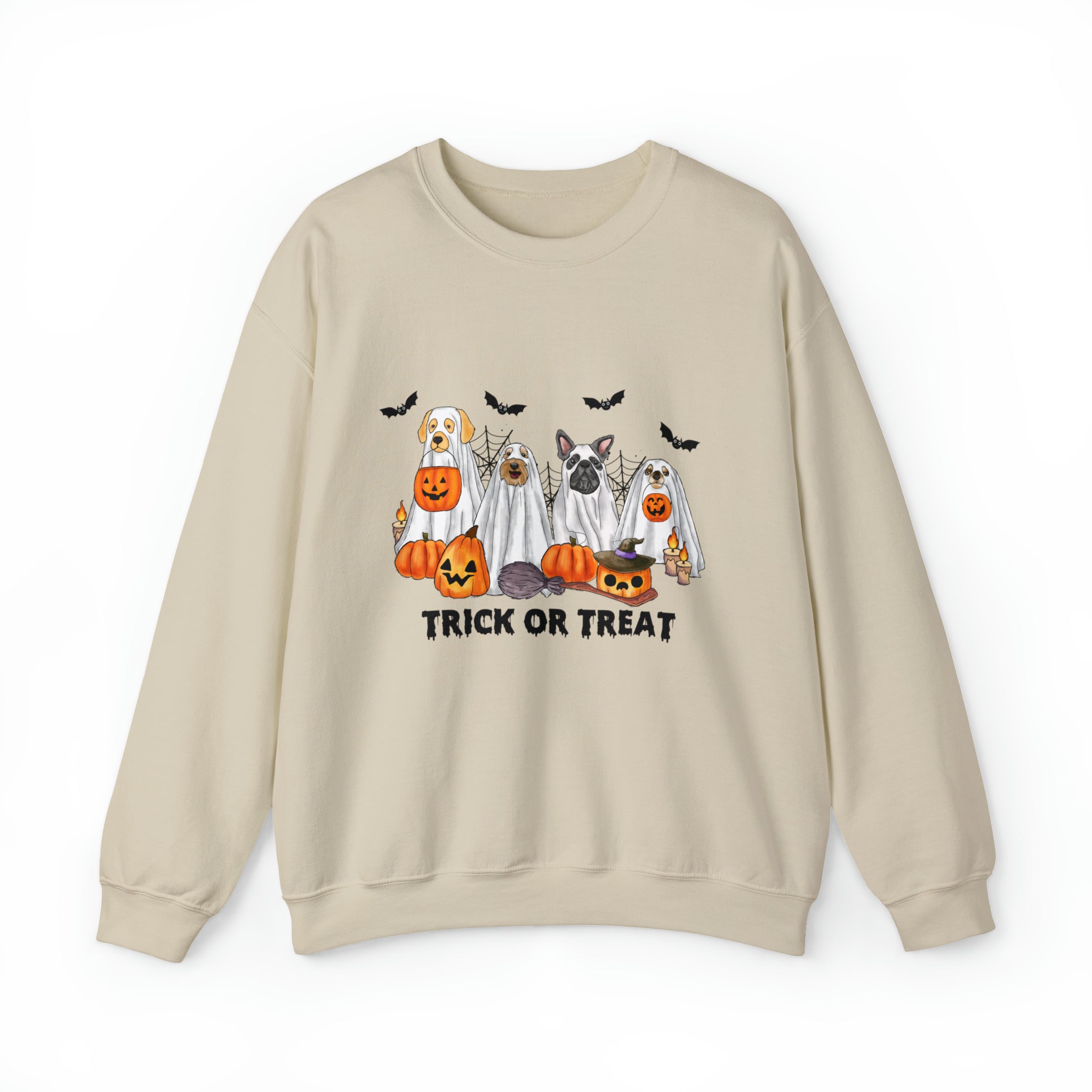 "Trick or Treat" Ghost Dogs Sweatshirt