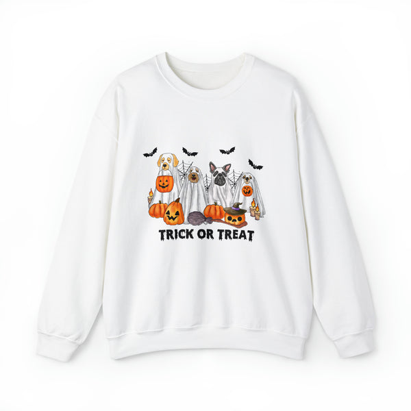 "Trick or Treat" Ghost Dogs Sweatshirt