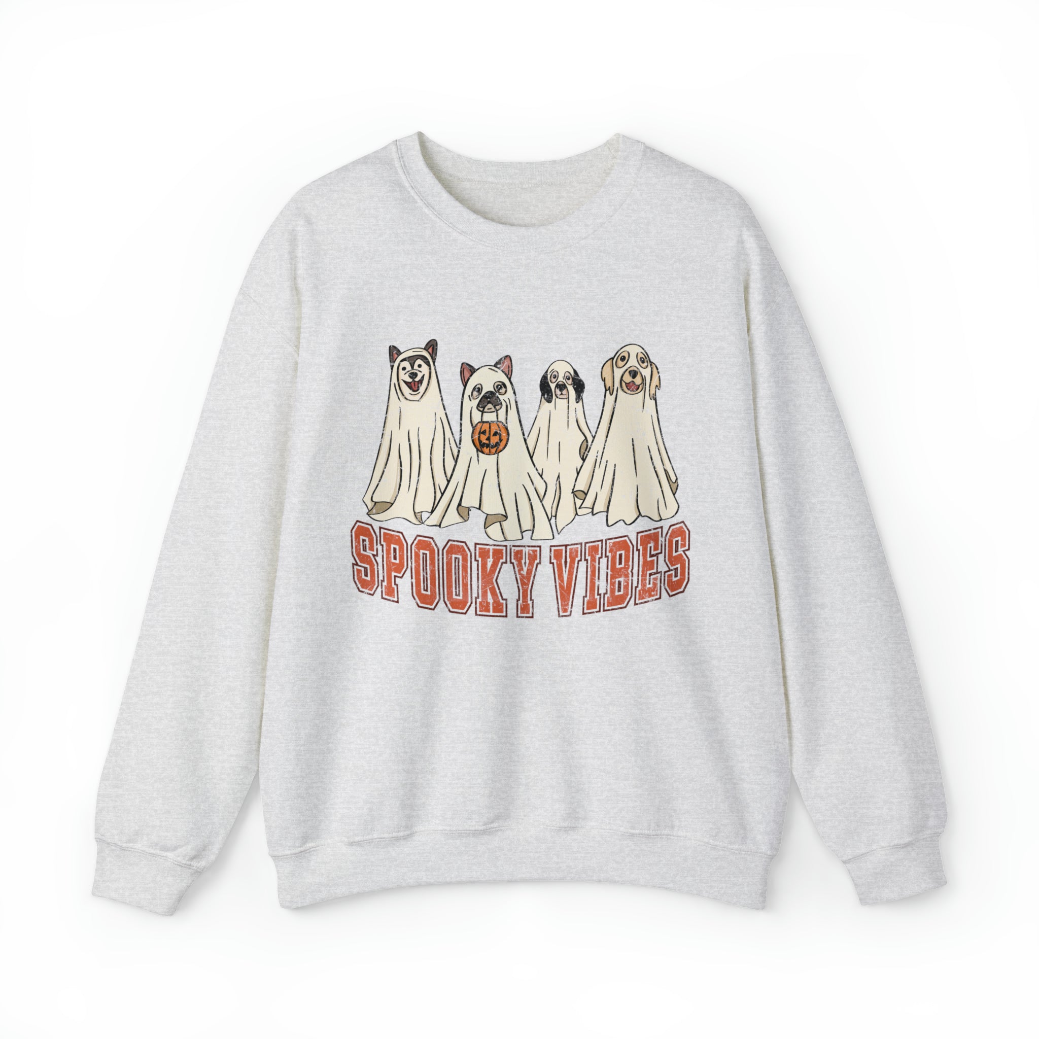 Spooky Vibe Ghost Dogs Sweatshirt