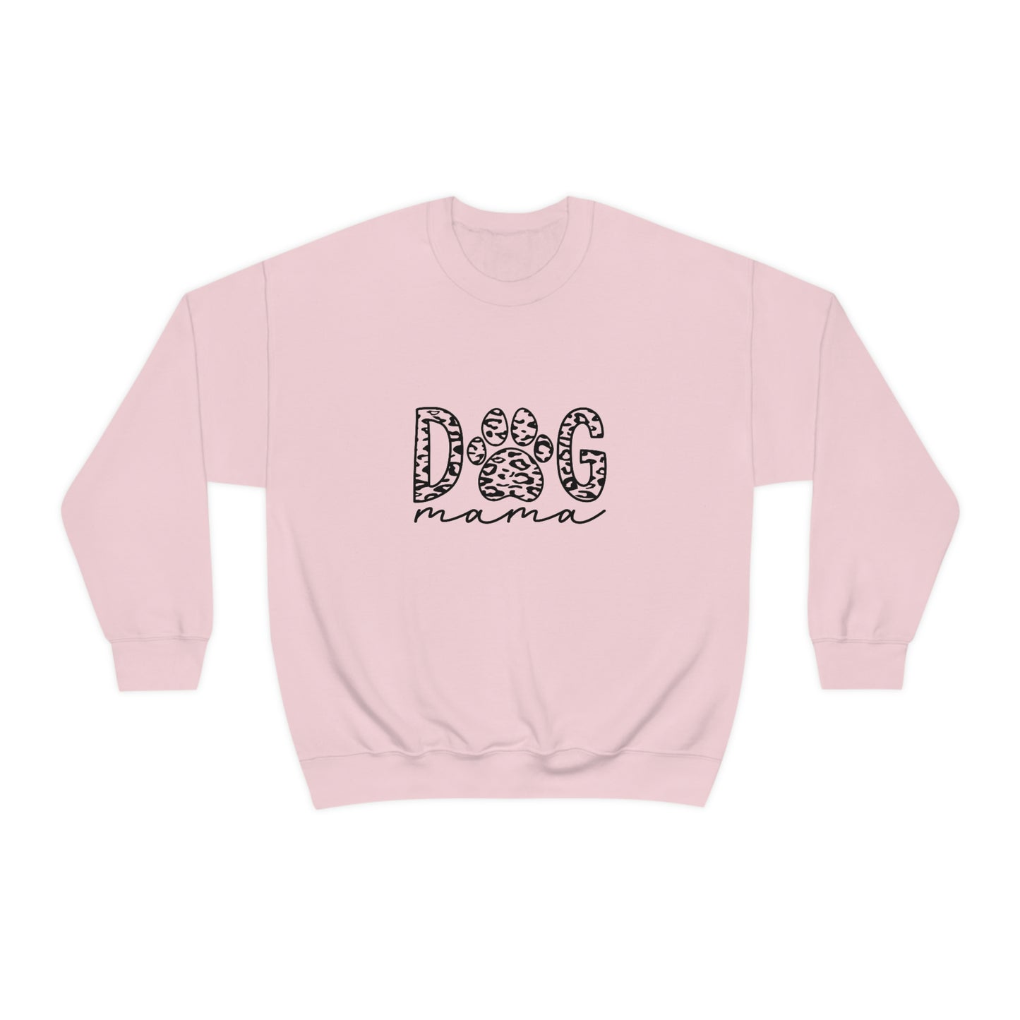 Dog Mama Paw Print  Crewneck Sweatshirt